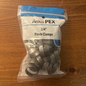 APOLLO PXPC3410PK 3/4 IN. STAINLESS STEEL PEX-B BARB‎ PINCH CLAMP (10-PACK)